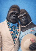 Couple Gorilles by Marguerite P.