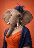 Éléphant Femelle by Marguerite P.