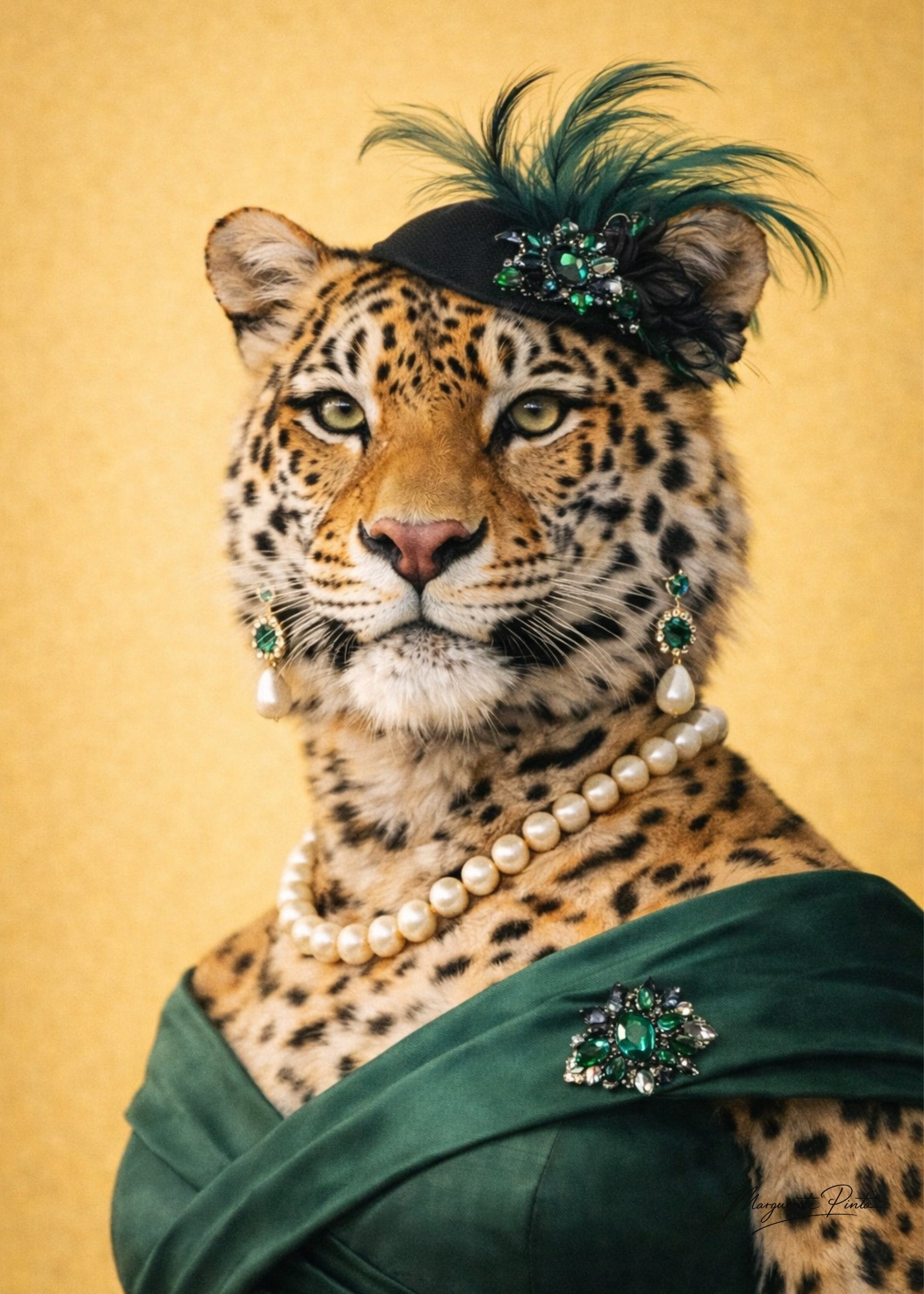 Leopard Femelle by Marguerite P.