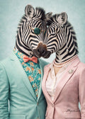 Couple Zèbres by Marguerite P.